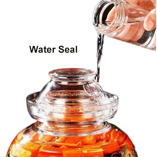 Aosnttol Fermentation Jar, 2.5 Liter Pickle Kimchi Jar with Water Seal Lid by Aosnttol - Image 8