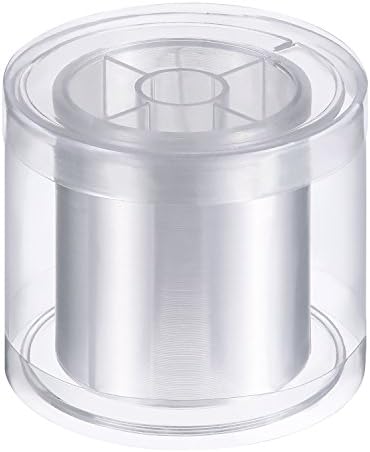 Blulu 500 Meter Clear Nylon Invisible Thread for Christmas Hanging Ornaments and Sew Hobby Strong and Invisible Clear Beading Thread with Bead Needle (0.25 mm)