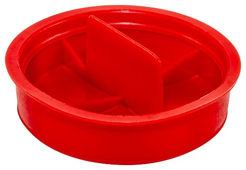 Image of Caplugs CPT-19X CPT Series - Plastic Center Pull-Tab Tapered Plug, 70 Pack, Red LD-PE, Flange OD 1.95 inch x Plug ID 1.815 inch Hole Protection, Leak Prevention, Masking, Painting, Powder Coating (ZCPT19XQ1)