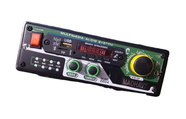 Image of SP Electron DC 12V 4440 Dual IC Car USB Player FM, AUX & USB MP3 Player Card with Remote