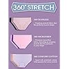 Fruit-of-the-Loom-Womens-Seamless-Panties Fruit of the Loom Women's High Cut Briefs Seamless Panties with 360° Stretch, Hi Cut-6 Pack-Assorted Colors, 6