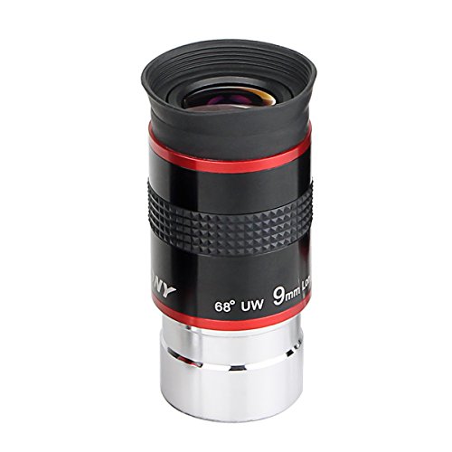 Svbony Eyepiece 1.25 Inches, 68 Degree Wide Angle Telescope Eyepiece 9mm FMC Lens Planetary Eyepiece for Moon Planet Observation