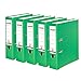 Produktbild Original Falken 5er Pack PP-Color Kunststoff-Ordner. Made in Germany. 8 cm breit DIN A4 Pastell-Farbe hellgrün Vegan Ringordner Aktenordner Briefordner Büroordner Plastikordner Schlitzordner