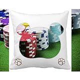 Características: hecho de tela de punto Simplex de alta calidad, cada lado está impreso a todo color con la misma imagen. Estas almohadas 100% poliéster son suaves y no se arrugan. Se puede lavar a máquina, relleno sintético incluido.