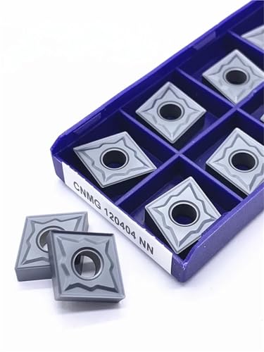 Juego de 10 Fresas CNC Carburo CNMG120404 y CNMG120408 miniatura 5