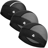 3-Piece Men's Breathable Mesh Skull Cap Helmet Liner (Various) only