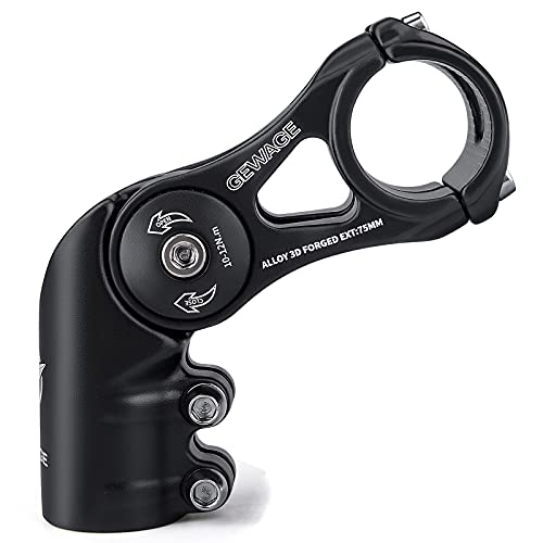 Potence de vélo GEWAGE réglable 130° pour ajuster la hauteur du guidon de VTT