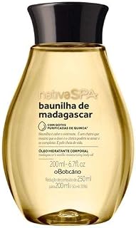 Boticario - Linha Nativa Spa (Baunilha de Madagascar) - Oleo Hidratante Corporal 200 Ml - (Boticario - Nativa Spa (Vanilla From Madagascar) Collection - Body Moisturizing Oil 6.7 Fl Oz)
