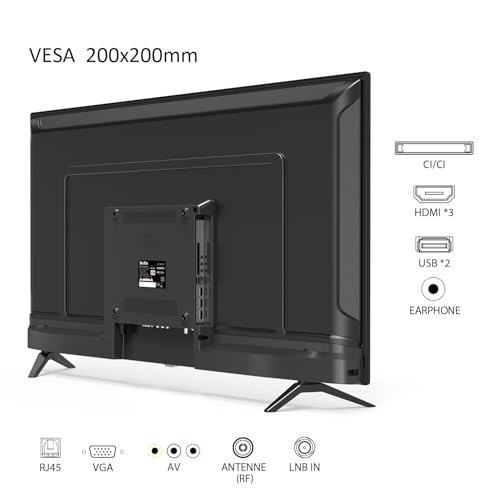 TuTu TUS42FD1A Fernseher 42 Zoll (106cm), Full HD Smart TV, Android TV mit WLAN, Bluetooth, APP Store, Chromecast, USB, HDMI, Triple Tuner DVB-C/S/S2/T/T2 – Bild 8