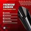 RockRose 1% Premium Carbon Car Window Tint Film 12 in x 100FT 2PLY Charcoal Privacy Film UV, Heat Blocking Tint for Car or Home Adhesive Film Easy Shrink, Plotter Friendly Pro Grade #3