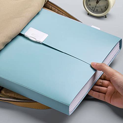 Expanding File Folder With Handle,A4 Size Accordion File Organizer Portable And Waterproof,12 Pockets Monthly Document Organizer, Plastic File Organizer With Colored Labels For Office/Back To School #TOP5