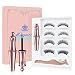 4 pairs Reusable Magnetic Eyelash, 2020 Upgraded 3D Waterproof Magnetic Eyeliner and Multi Styles Lashes With Tweezers - No Glue Needed