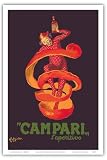 Campari L’Aperitivo (Campari Aperitif) - Clown Wrapped in Orange Peel - Vintage French Advertising Poster by Leonetto Cappiello c.1921 - Master Art Print (Unframed) 12in x 18in