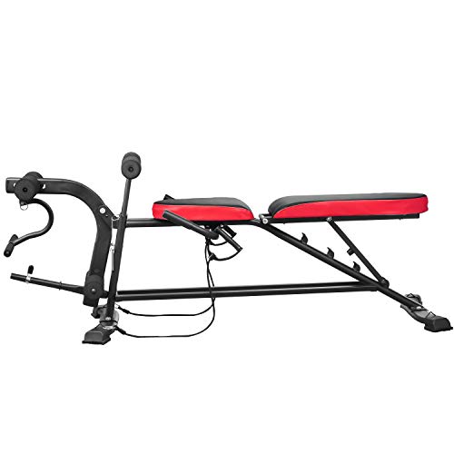 Adjustable Weight Bench - ZENOVA Flat Incline Decline Workout Bench for Home Workout, Multistage Weight Bench Strength Training