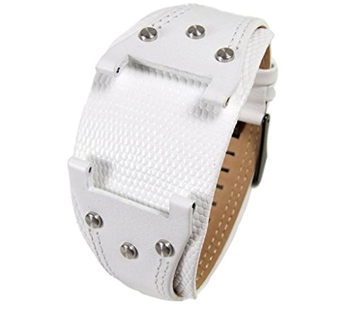 Preisvergleich Produktbild Police Glory Herren / Men Uhrenarmband Leder weiß P.11598JS-LB1-1, P11598