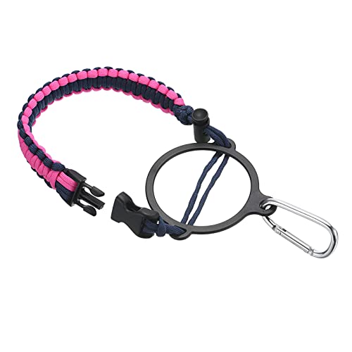PATIKIL Water Bottle Holder, Paracord Handle Carrying Lanyard Strap Carrier with Ring for 12oz to 64oz Wide Mouth Bottles