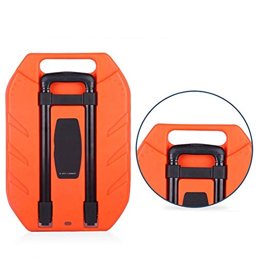 Luggage Cart-WAHOUM Folding Hand Trucks Heavy Duty 4-Wheel Utility Cart Portable Fold Up Trolley Compact and Lightweight… - Image 4