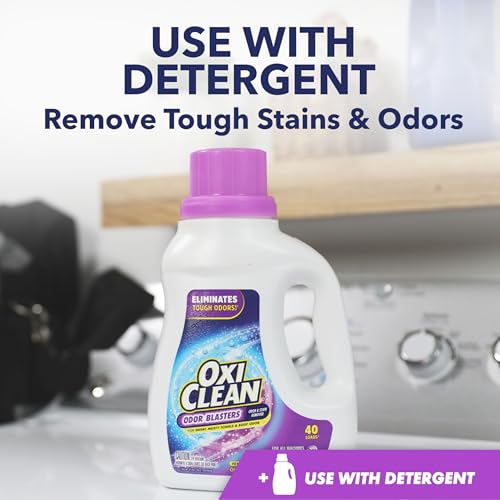 OxiClean Odor Blasters Odor & Stain Remover Laundry Booster, 50 oz: Original Version