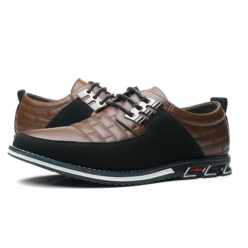 Fashion Style Men's Breathable Comfortable Business Lace Up Leisure Solid Color Leather Shoes All Shoes for Men2