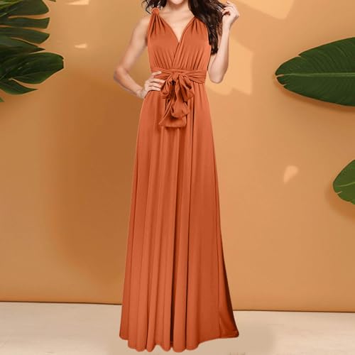 Robe portefeuille convertible longue pour soirée et style décontracté