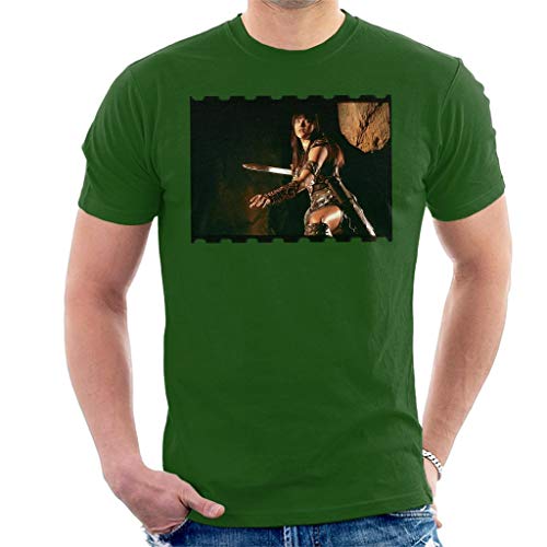 T-shirt Xena Warrior Princess vêtement vintage combat pour homme noir