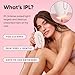 RoseSkinCo Lumi IPL Laser Hair Removal Device, At Home Permanent Hair Reduction on Face, Bikini, Legs, Arms, Underarms, Safe & Gentle Intense Pulsed Light Handheld Device, Rose/Gold