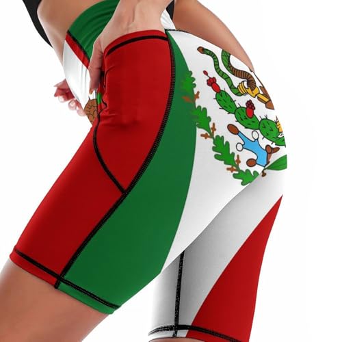 Leopard Zebra Animal Print High Waist Knee Length Biker Shorts Women Workout Yoga Running Leggings with Pockets3