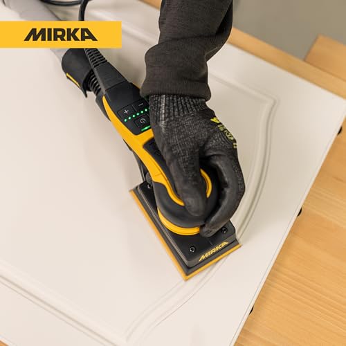 Mirka DEOS II 353X 3" x 5" Electric Orbital Sander for Woodworking & Painting – Precision 3.0 mm Orbit, 5,000–10,000 RPM Variable Speed, Low-Profile Design, Vacuum Ready, Bluetooth-Enabled by Mirka - Image 6