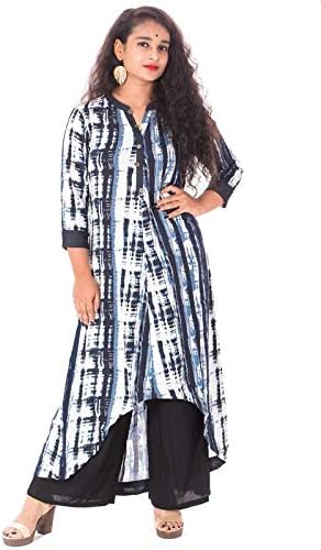 APRISHA Women's Printed layered Kurti