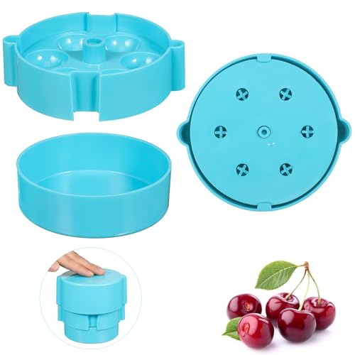 VOSAREA 6hole Cherry Pitter Tool Portable Cherry Corer for Efficient Pitting Easy to Clean Kitchen Gadget for Reducing Prep and