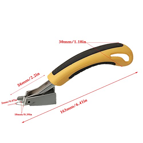 Agrafeuses Arrache Agrafes extracteur Agrafe dissolvant d'ongles Outil de retrait Lève-ongles griffe bureau Extracteur d'agrafes force Retirez toutes les agrafes tapis sol de meubles Cadre photo – Image 4