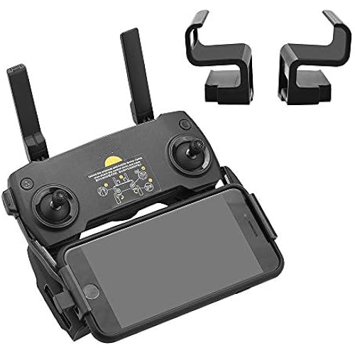 HeiyRC 0.31-0.47in 8-12mm Thickness Phone Holder for DJI Mavic Mini Se Mavic Pro 2 Zoom Air Spark Remote Control Phone Mount Clip Accessory(Not Compatible with Phones with Protective Cases)