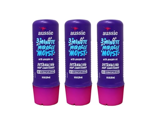 Aussie 3 Minute Miracle Smooth Deep Conditioner 8 oz (Pack of 3)