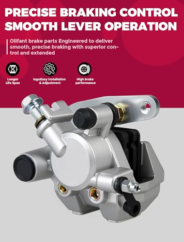Image of Front Left Right Brake Caliper for Suzuki Eiger 400 500 Quadsport 250 400 LTZ250 LTZ400 Vinson 500 Ozark 250 LT-F250 LT-F400 LT-A400 LT-A500 Arctic Cat DVX400 2004-2008