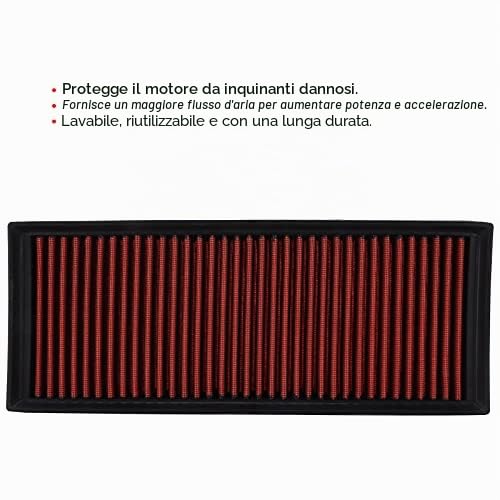 Filtro Motore Lavabile e Riutilizzabile HighFlow 332865 per - Maggiore Flusso d' del 50%, Facile Installazione, Protezione Motore