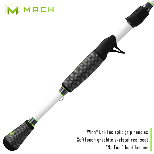 Lew's Mach 6'10"-1 Medium/Heavy Im7 Spinnerbait Casting Rod #TOP3