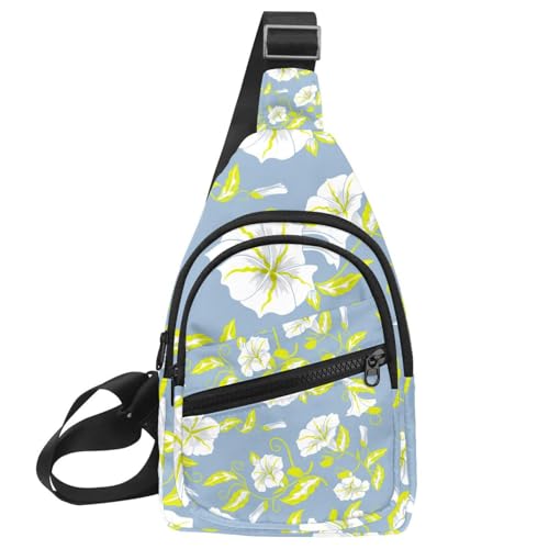 Bolso bandolera retro Flower Eyes y bolso de hombro para hombre o mujer casual