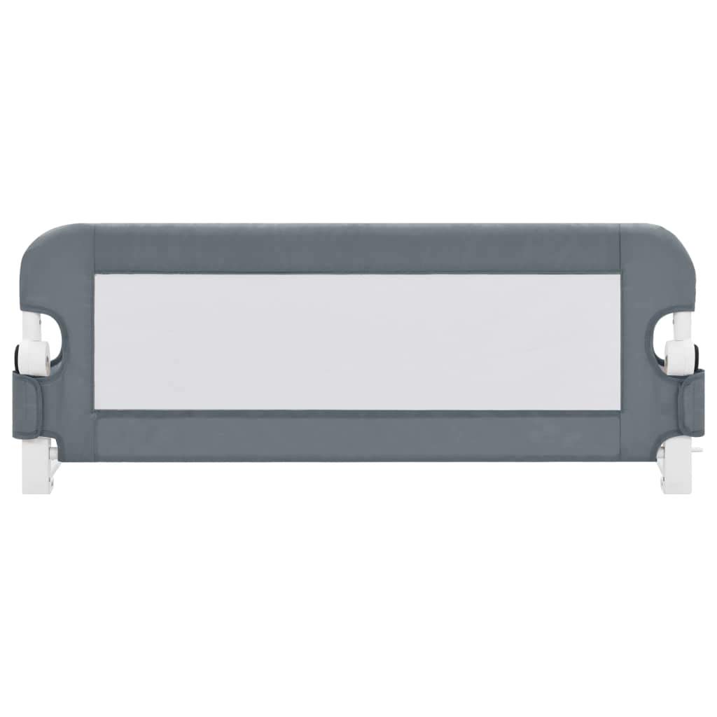 INLIFE Barrera protectora para cama infantil, gris, 102 x 42 cm, poliéster, 2,05 kg, 10166