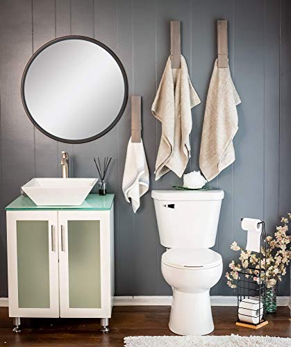 Giant Clothespin Bathroom Towel Holder | Huge 12” Clothes Pin | Farmhouse Bathroom Décor | Laundry Room Or Nursery Décor | Towel Rack Or Hook | Bathroom Accessories Wall Décor (Classic Gray) #TOP1