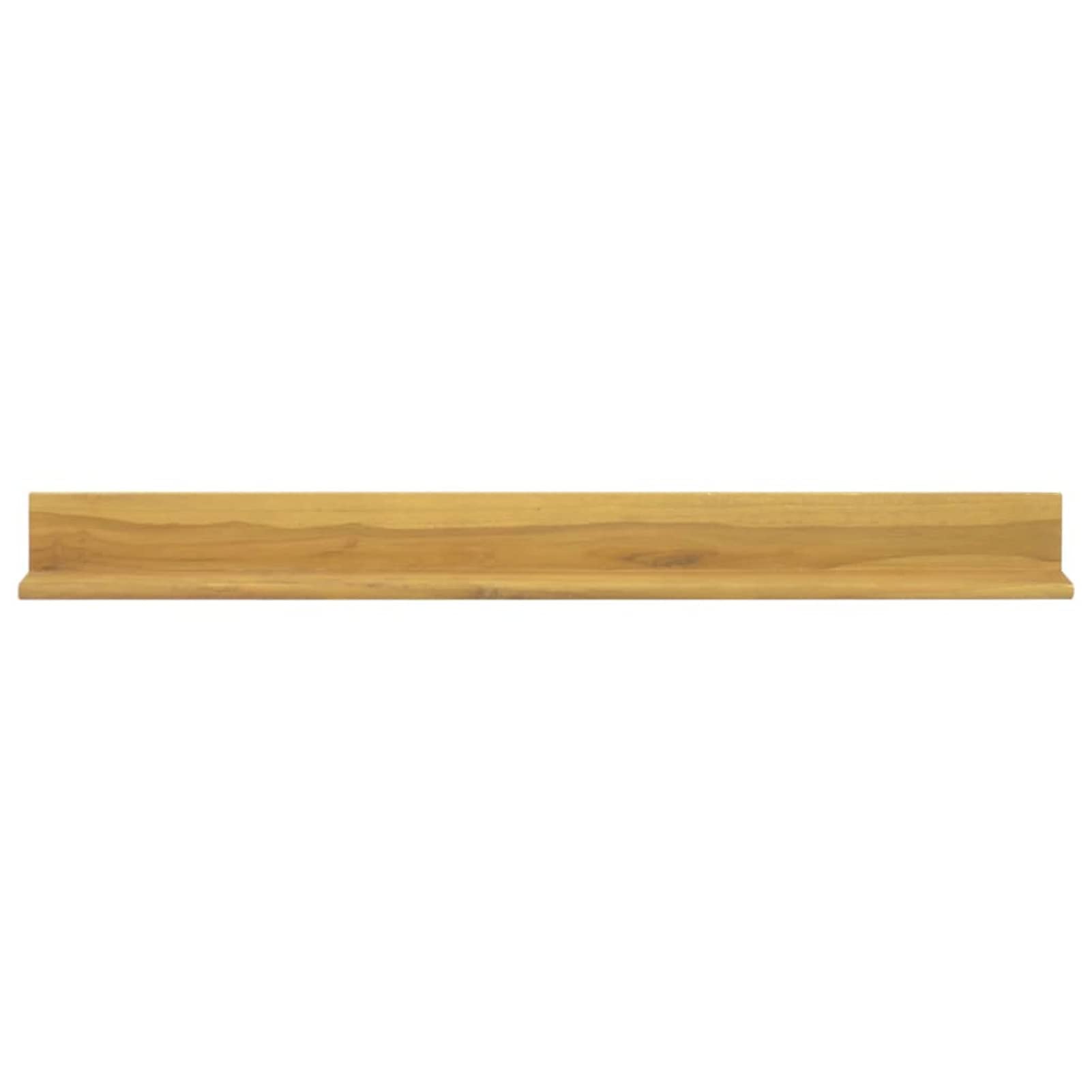 ZHOUMIN Mensole da Parete 2 pz 110x10x10 cm in Legno Massello di Teak,Mensola da Parete,Mensole da Muro,Mensole da Muro Design Moderne