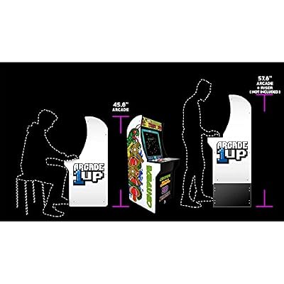 Arcade1Up Street Fighter - Classic 3-in-1 Home Arcade, 4ft
