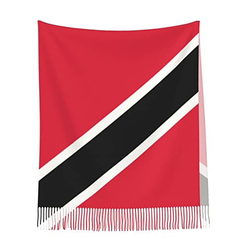 SEAEAGLE Flag Of Trinidad And Tobago Women Fashion Scarfs Tassel Warm Scarves Classic Fringes Shawl Fall Cape Wrap3