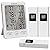 Geevon Indoor Outdoor Thermometer Wireless with 3 Remote Sensors, Digital Hygrometer Indoor Thermometer, Temperature Humidity Monitor Gauge with 200FT/60M Range (White)