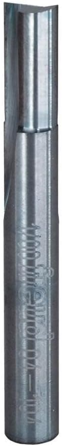 Freud 1/4" (Dia.) Double Flute Straight Bit with 1/4" Shank (04-104) , Red