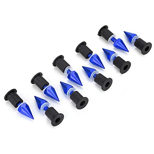 Image of Windshield Windscreen Spike Bolts with M5 Screws and Nuts for Motorcycle, Sports Car, Off-Road Vehicle, and Scooter Modification, Reinforcement, and Decoration (CNC Machined Aluminum Alloy)