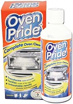 Oven Pride Oven Cleaner (1) With a Sponge wipe + Bags to Clean Oven Racks and Grill + Gloves Easy to use (Instructions included) Full Complete Deep Oven Cleaning Kit