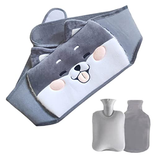 Garrafa de água quente,Pacote Hot Bag com Cinto Animal e Capa para Cólicas Menstruais | Bolsa de águ