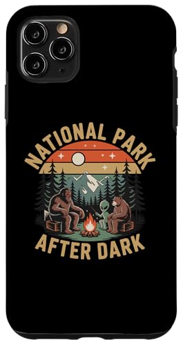 National Park Sasquatch Aliens Extraterrestrial Bear Camping �X�}�z�P�[�X iPhone 11 Pro Max �p