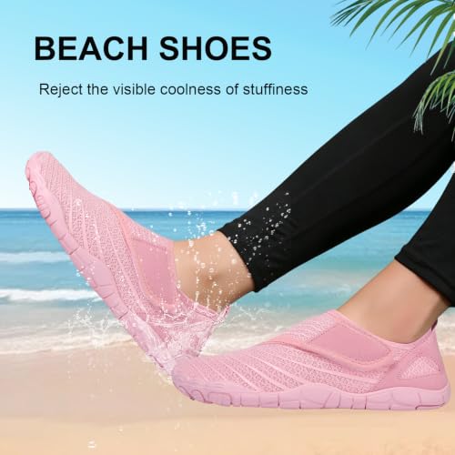 Image of Voyabarefoot Shoes for Women Men 2026 Upgrade Wide Toe Box Barefoot Hiking Sandals,Non-Slip Adjustable Water Shoes for Beach Walking Travel, Comfortable Slip On Walking Shoes