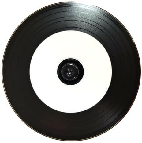 50 Pack ACU-DISC Black Bottom Pro Vinyl Blank Inkjet Printable CD-R 52x 700MB 80 Min Cake Box